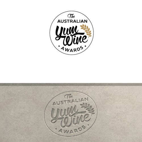 Elegant logo for Wine Awards