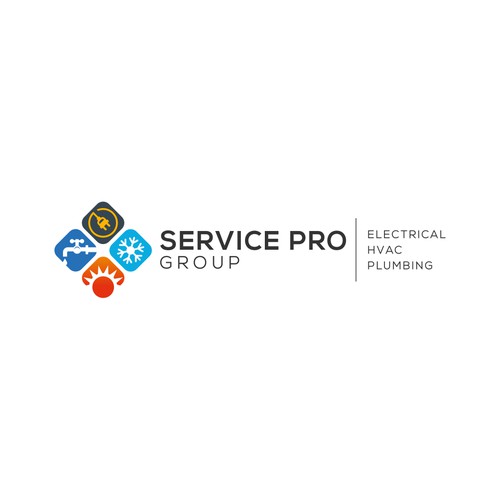 Logo concept for 'Service Pro Group'