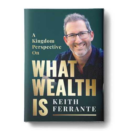Book cover concept for wealth as controversial subject to the church