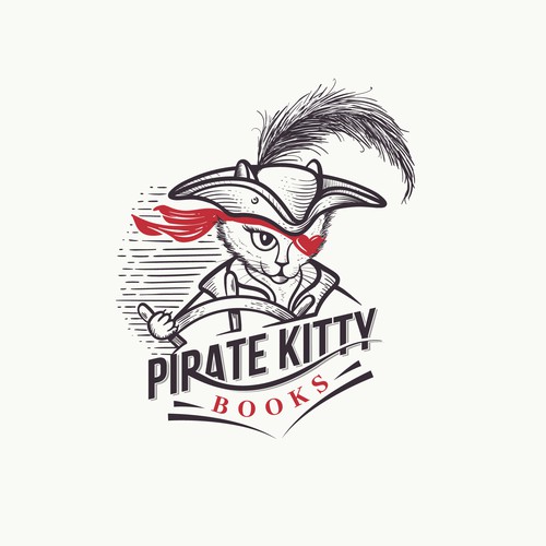 Adventurous "Pirate Kitty" goes to find books treasures