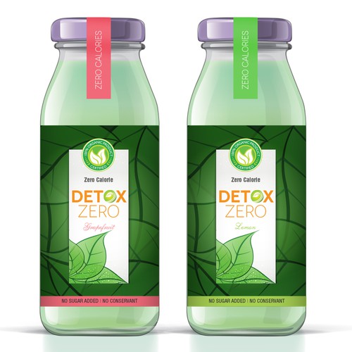 New Organic Detox beverage zero calorie for dynamic and creative designers