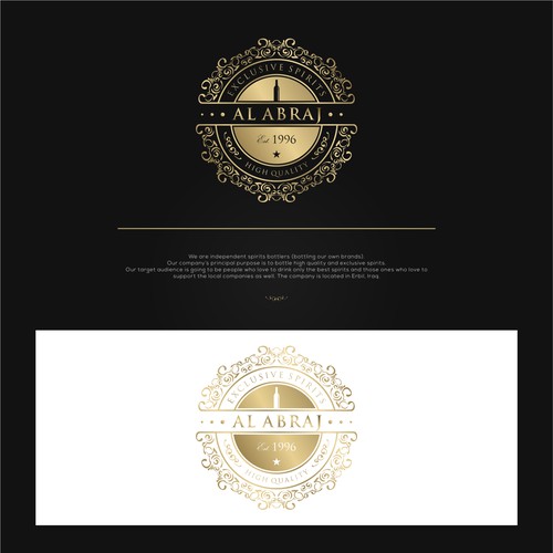 Luxurious Logo For Al ABRAJ