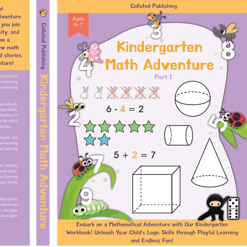 Kindergarten Math Adventure Book cover