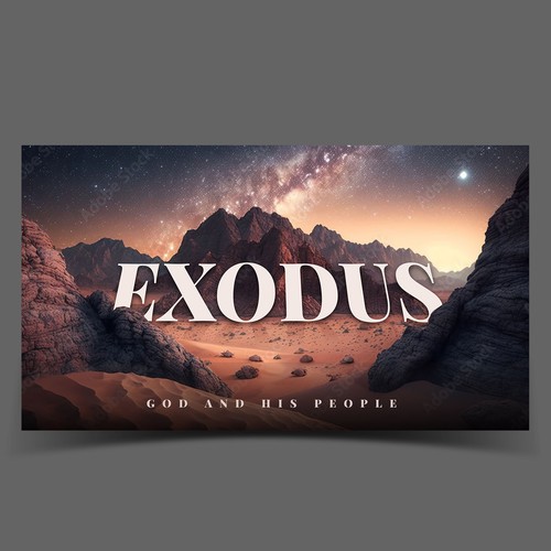 Exodus Sermon Card for Church in the Middle East