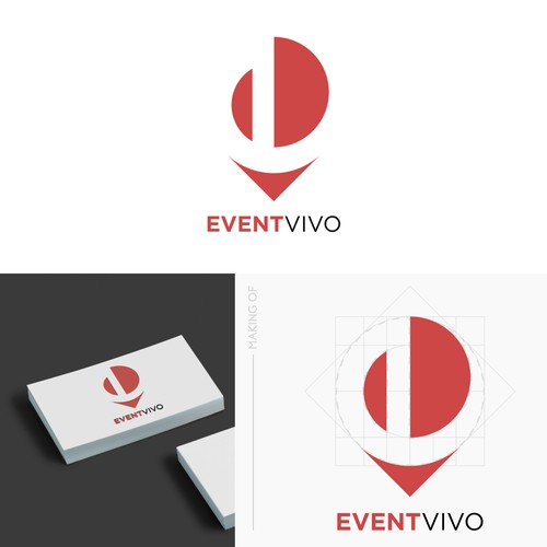 Abstract Logo For Event Ticketing Company