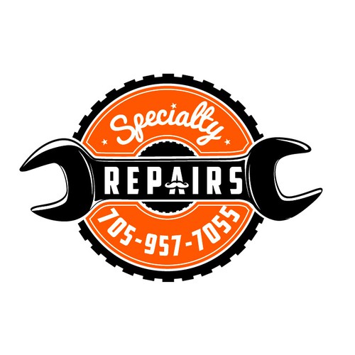 ***WANTED*** Vintage Hipster Emblem or Badge Style Repair Shop Logo