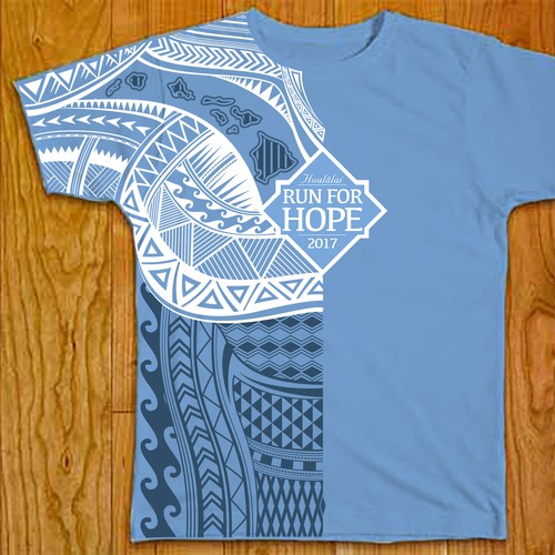 Graphics for T-shirt inspired by polynesian tattoos