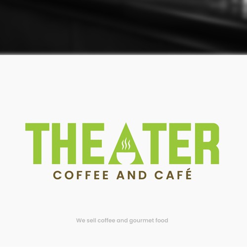 " THEATER CAFE " LOGO DESIGN 