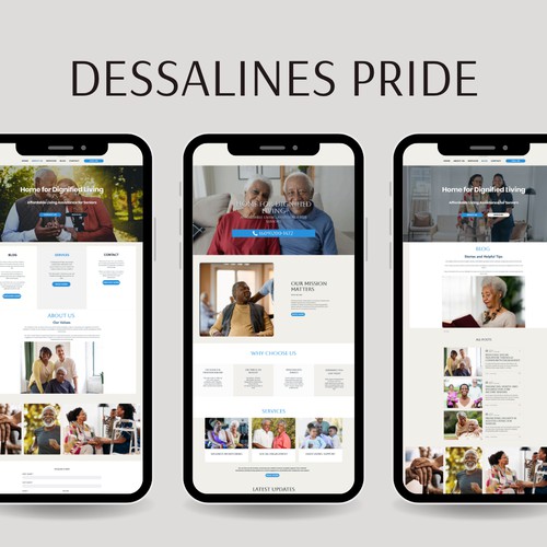 Website Design for Dessalines Pride
