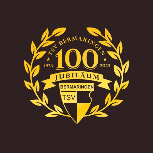 100 years sport club anniversary logo