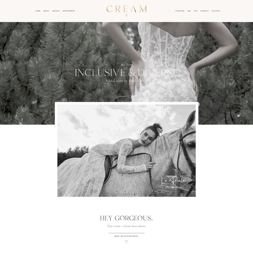 WordPress Website Design & Development for a Beautiful Bridal Boutique