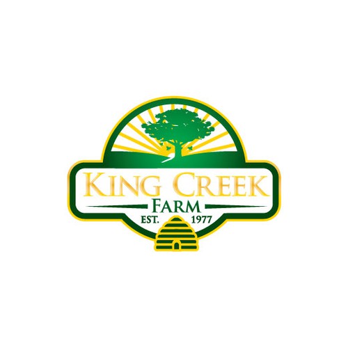 Create a new logo for King Creek Farm 