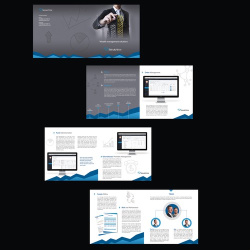Brochure for wealth management software