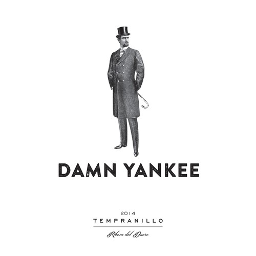 Fun modern wine label