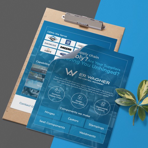 Two Sided brochure design