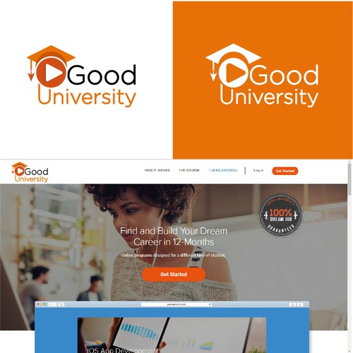 Logo for an E-Learning university