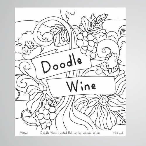 Vinesse Wine Label 