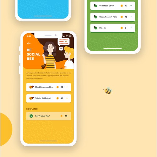 App design for ActionBee