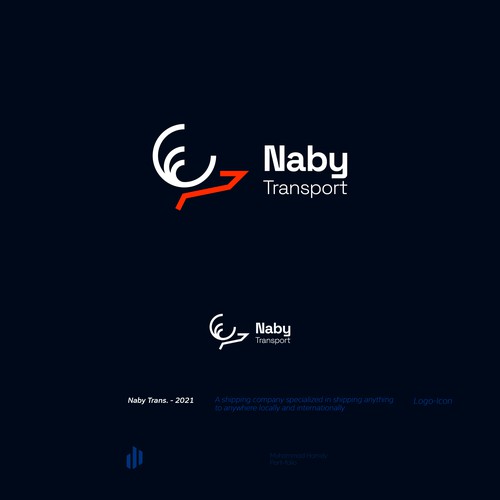 Naby Transport Logo Design