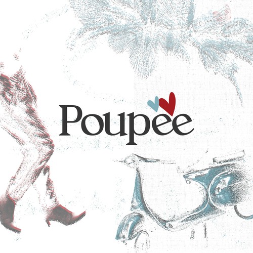 Redesign of visual identity for Poupee