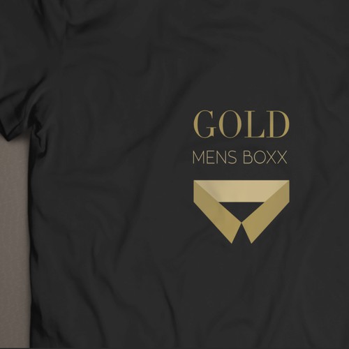 Logo concept for men luxury cloth brand