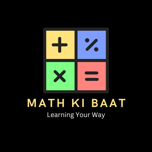 Math ki baat logo design
