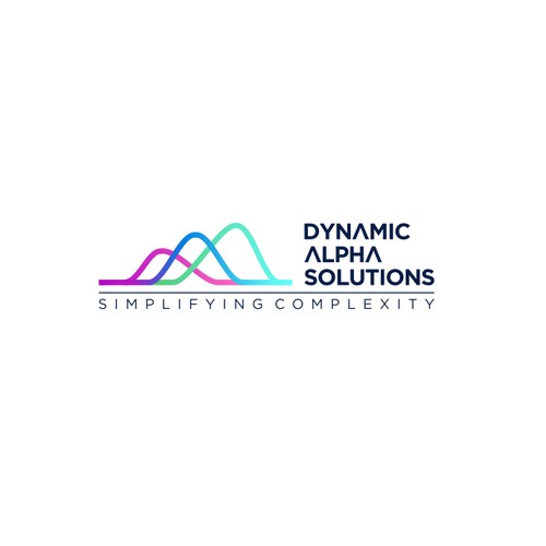Design a logo to illustrate complexity simplified for a dynamic multi-dimensional financial firm