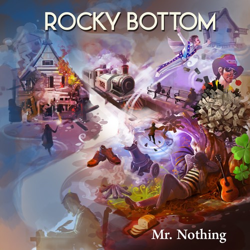 An Illustration for Rocky Bottom Album Cover