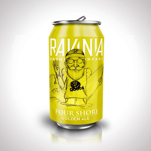 Beer can design for Ravina