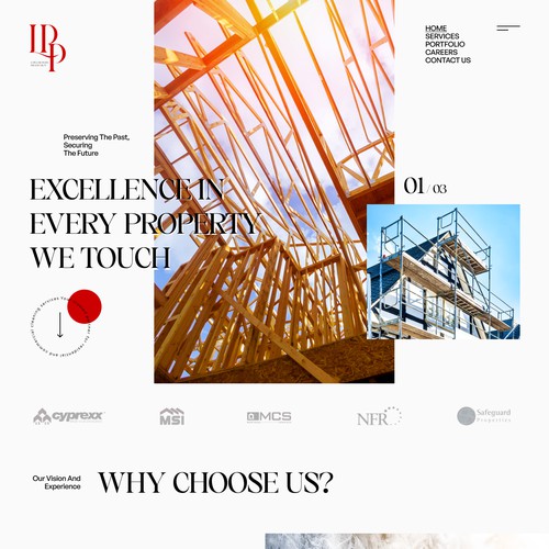 Bold website design