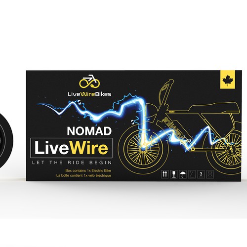 Bold Packaging For New Trendy Electric Bike