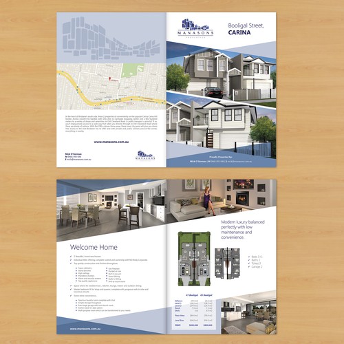 Real estate marketing brochure