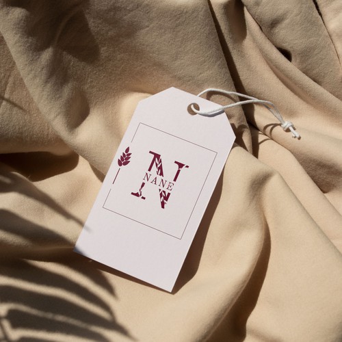 Label design for clothing store 