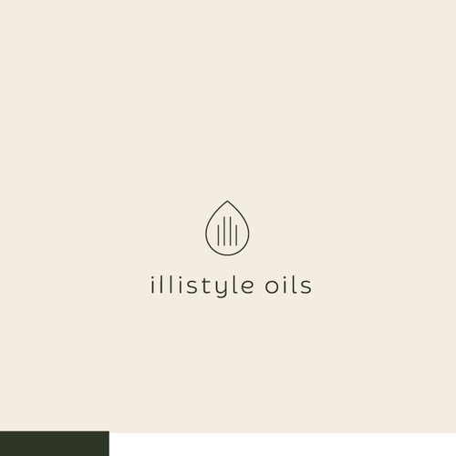 clean+modern logo for essential oils