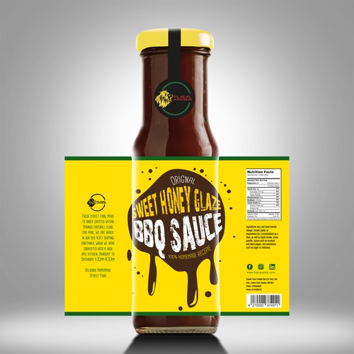 Flava Jack's sauce label