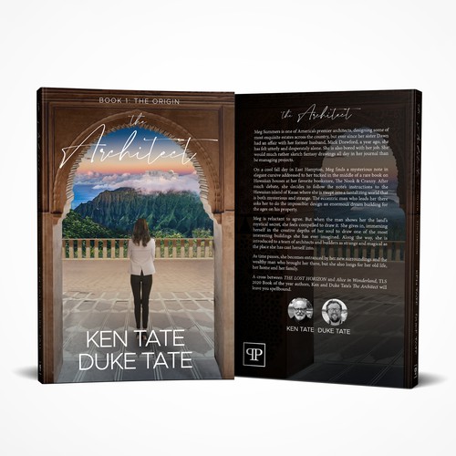 Book cover design for 'The Architect'
