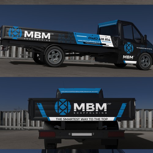 Van wrap - MBM Scaffolding