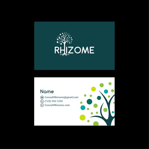 Logo and Business Card Design for Rhizome