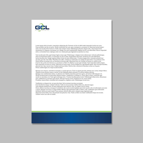 Letterhead design