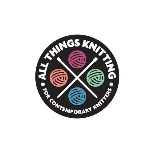 Modern logo design for knitting e-commerce site