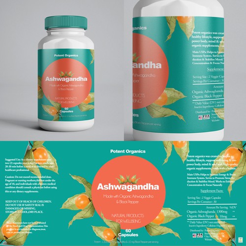 Ashwagandha Label