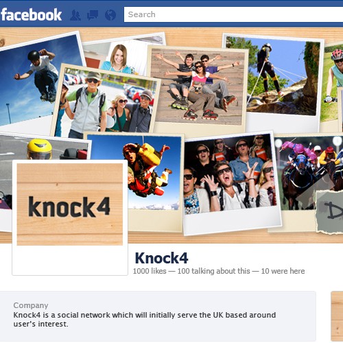 New Social Network requires Facebook page design, ready for launch.