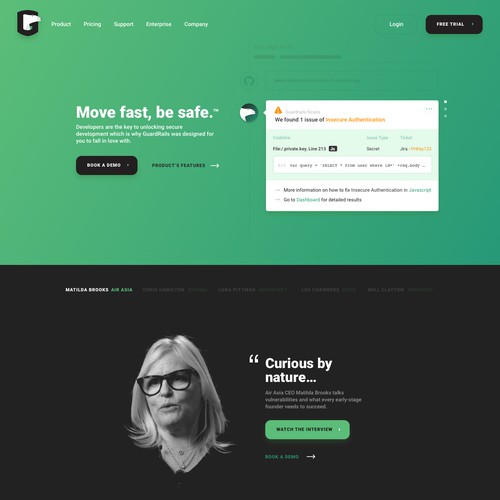 Landing page for GR
