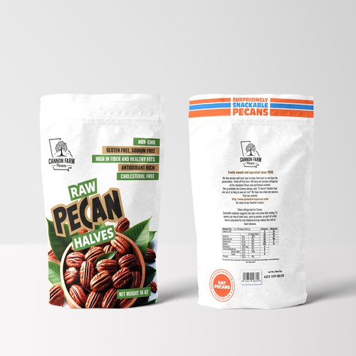 Pecan nuts package design