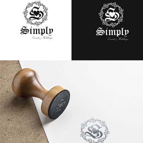 create an elegant current youthful logo for event planning