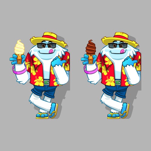 resort mascot design.