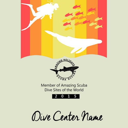 Certificate Design (Amazing Scuba Diving Sites)