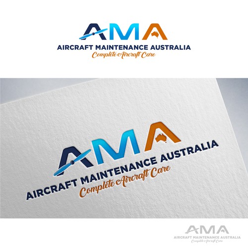 Aircraft maintenance company' logo
