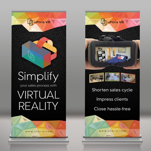 pull-up banners for uForis VR