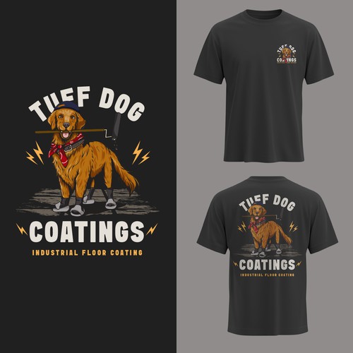 Tuff Dog Coatings – Industrial Graphic Tee Design
